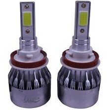 هدلایت سفید یخی U10 سام پایه H11 بسته دو عددی (پرژکتور ال ۹۰و ساندرو)
